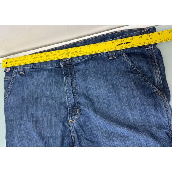 Carhartt Carpenter Jeans Mens 40X32 Relaxed Fit Workwear Safety Pants BD4633 FRM - Picture 6 of 12